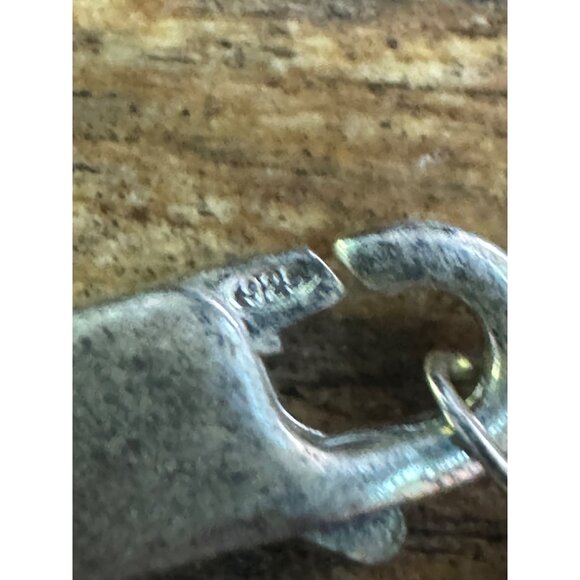 Vintage Sterling Silver Coral Bead Necklace Bracelet Set 31.83g - Picture 3 of 4